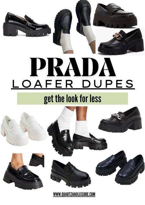 best prada loafer dupes|prada monolith boot dupe.